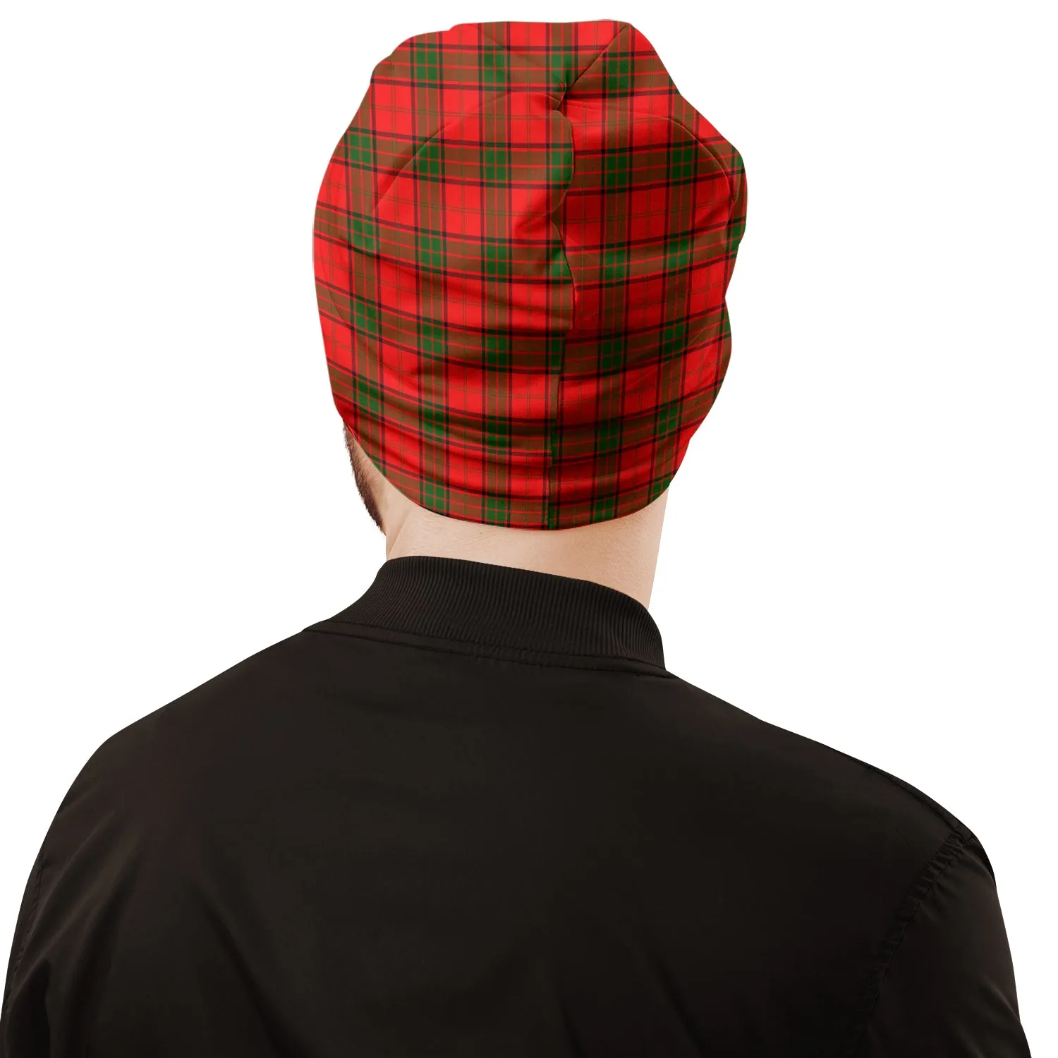 Adair Tartan Beanies Hat with Family Crest