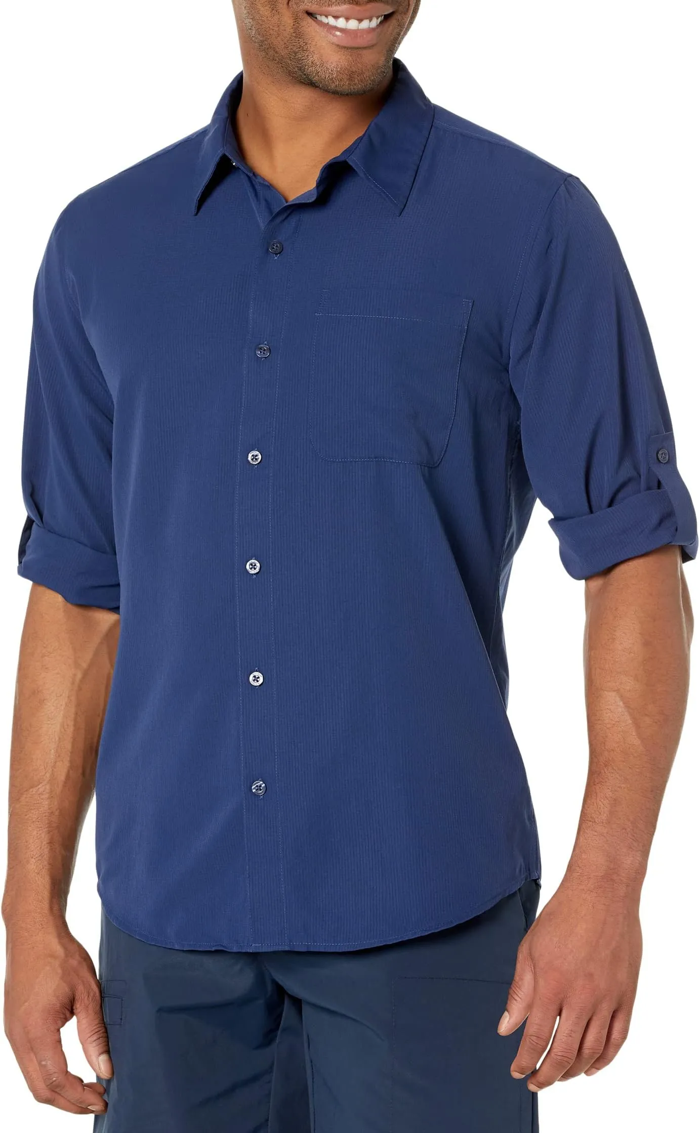 Aerobora Long Sleeve Marmot Shirt, Arctic Navy