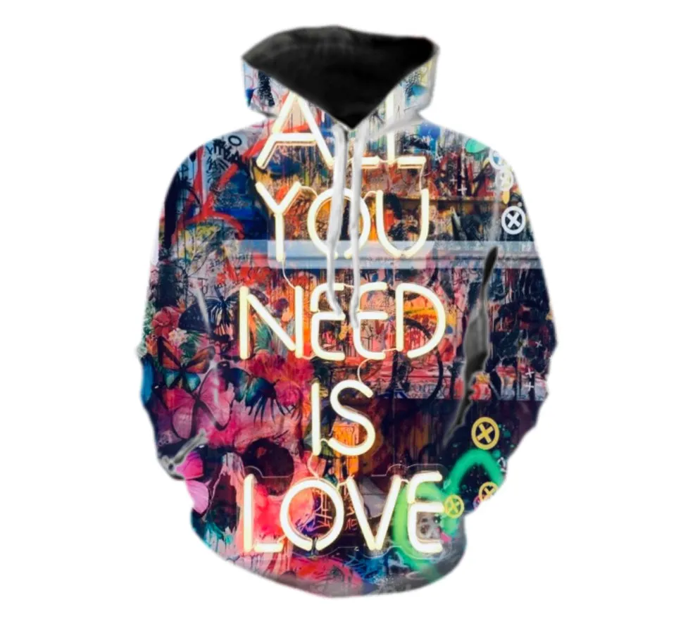 ALL YOU NEED IS LOVE HOODIE