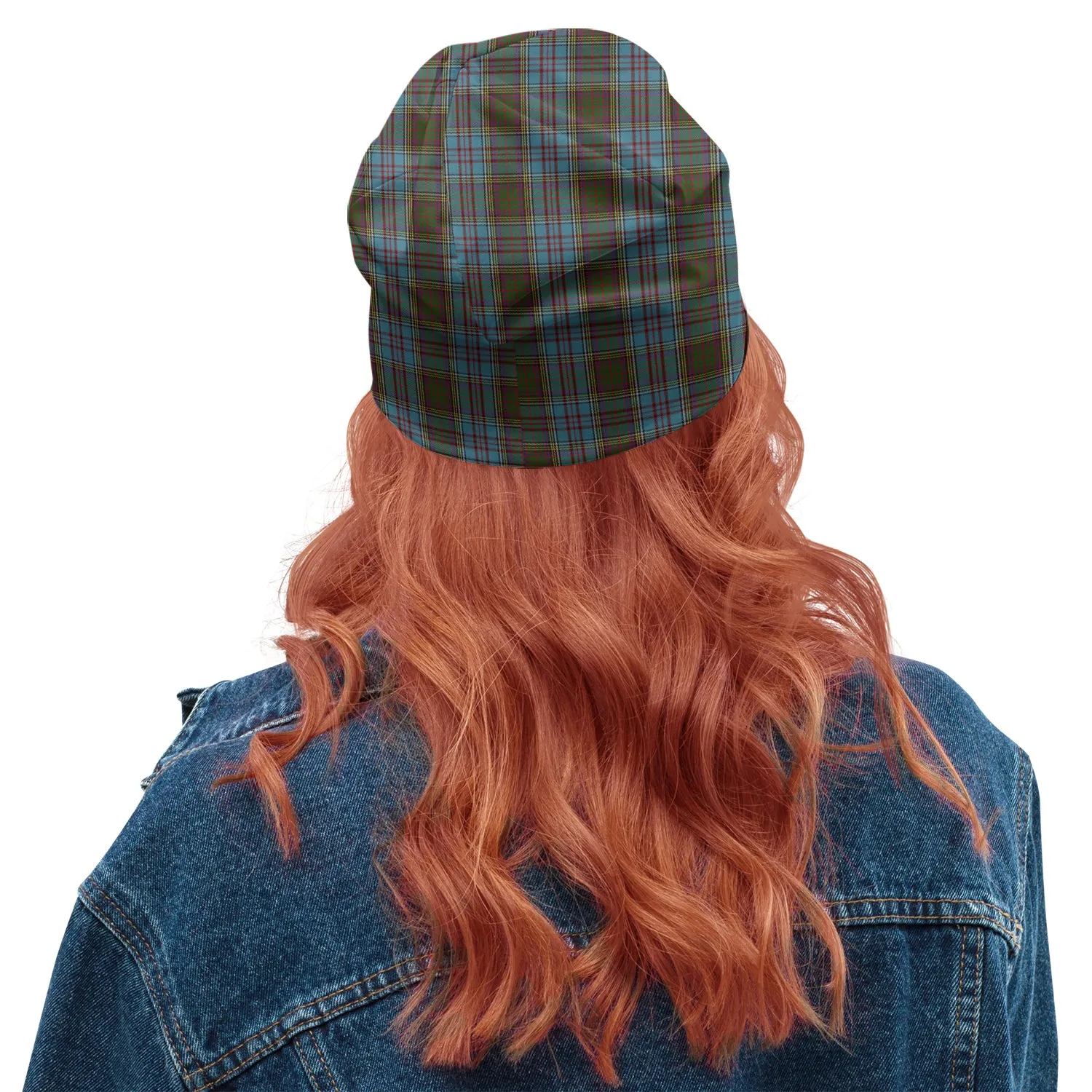 Anderson Tartan Beanies Hat with Family Crest