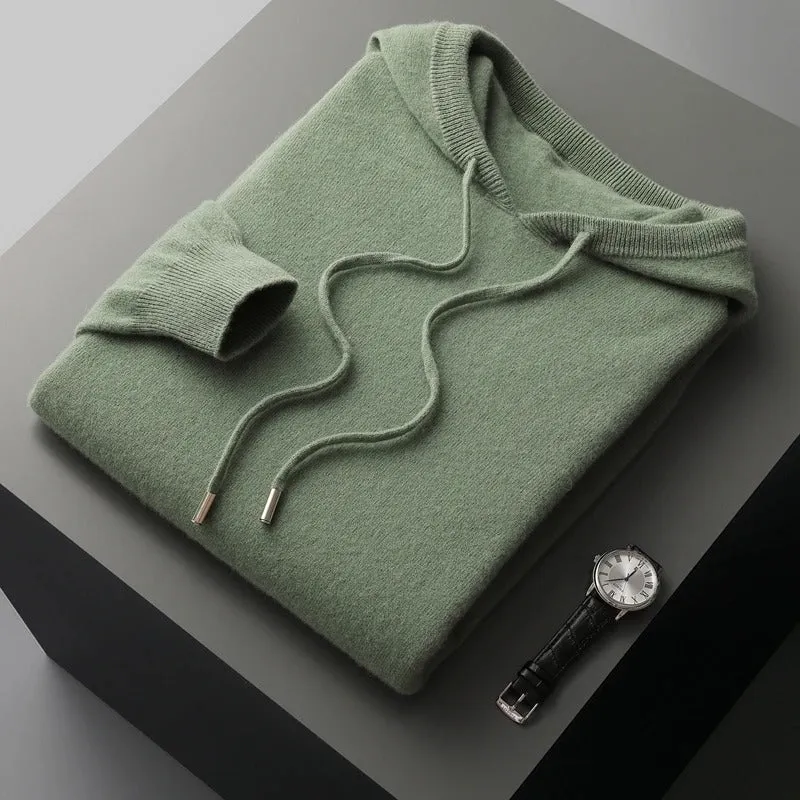 Andrew™ | Luxe Minimalist Cashmere Hoodie