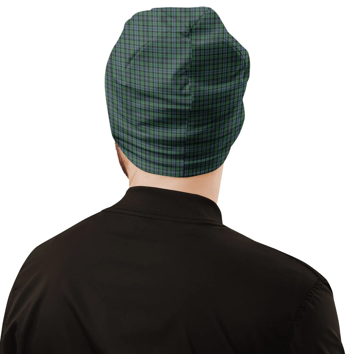 Arbuthnot Tartan Beanies Hat with Family Crest