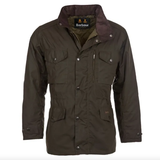 BARBOUR Sapper Wax Jacket Olive