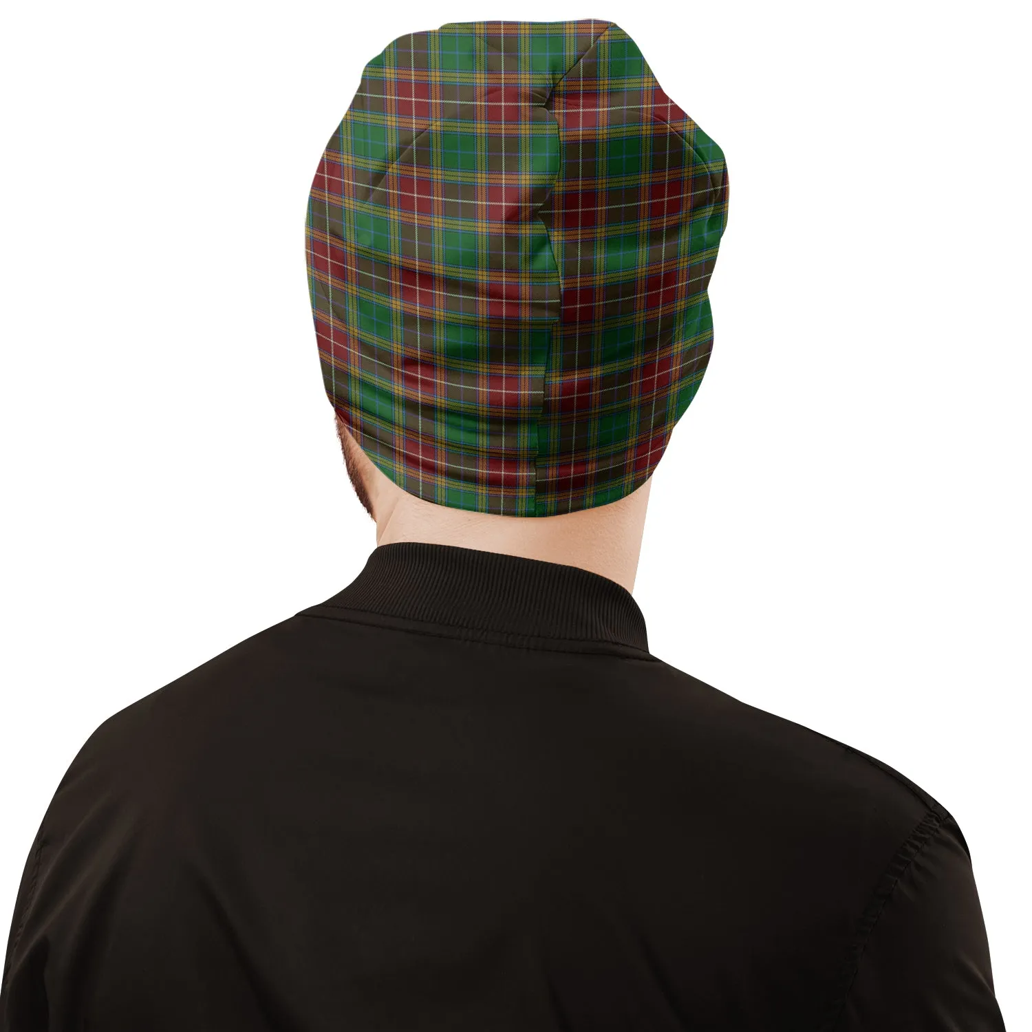 Baxter Tartan Beanies Hat with Family Crest