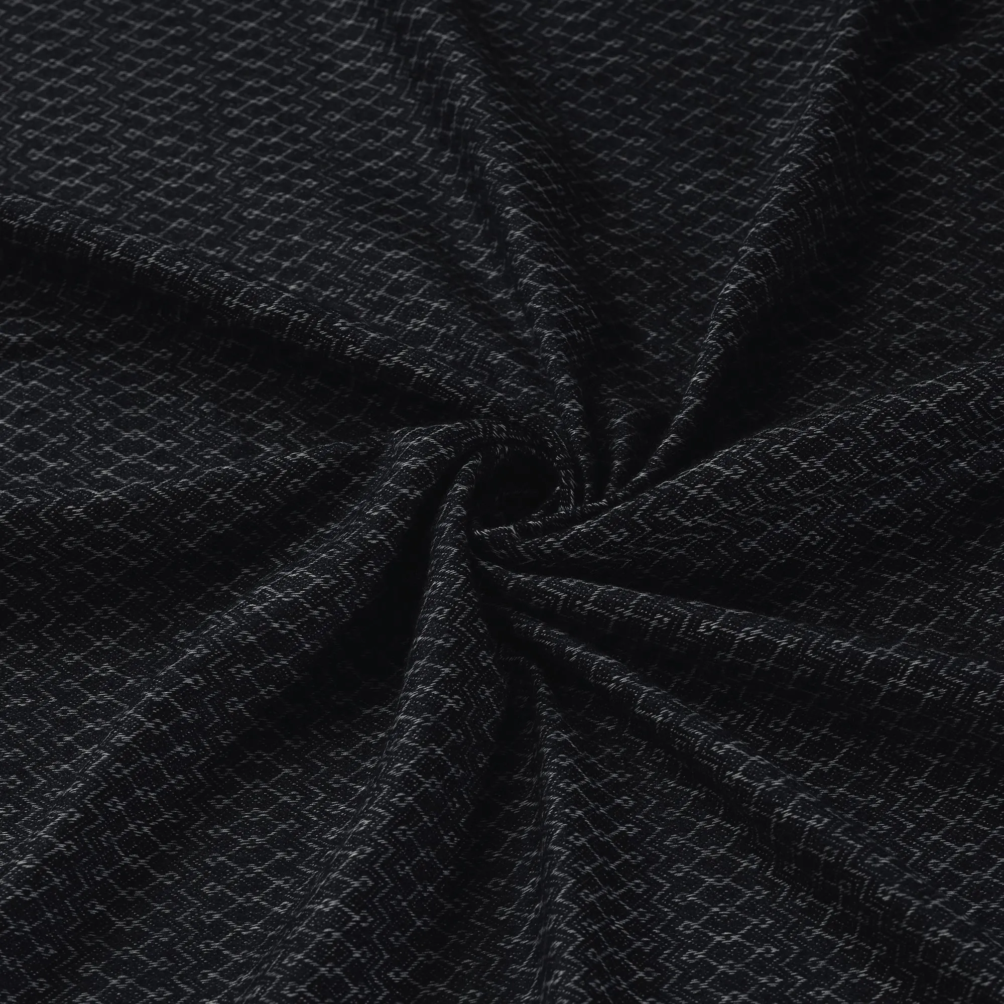 Black - Acrylic Fine Wool Fabric 34