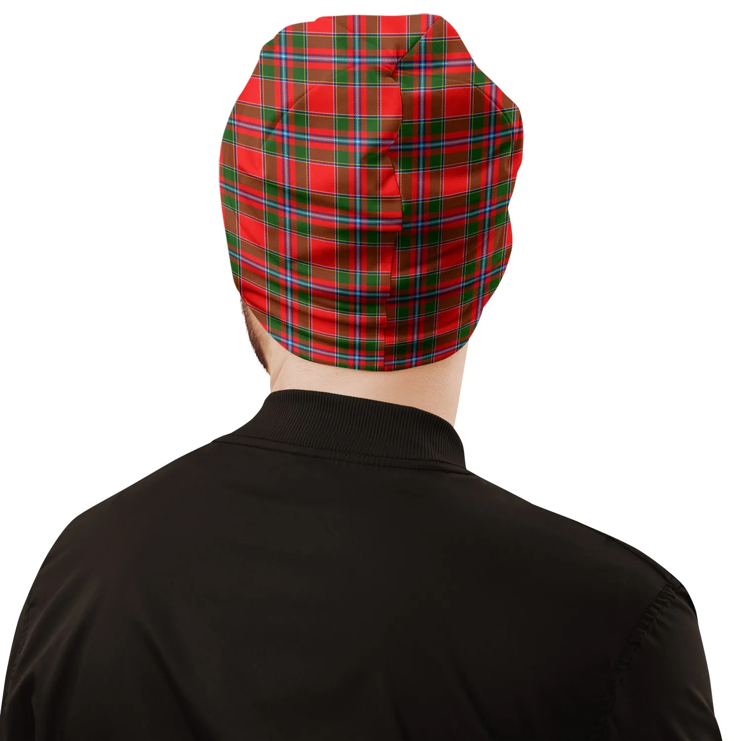 Butter Tartan Beanies Hat with Family Crest