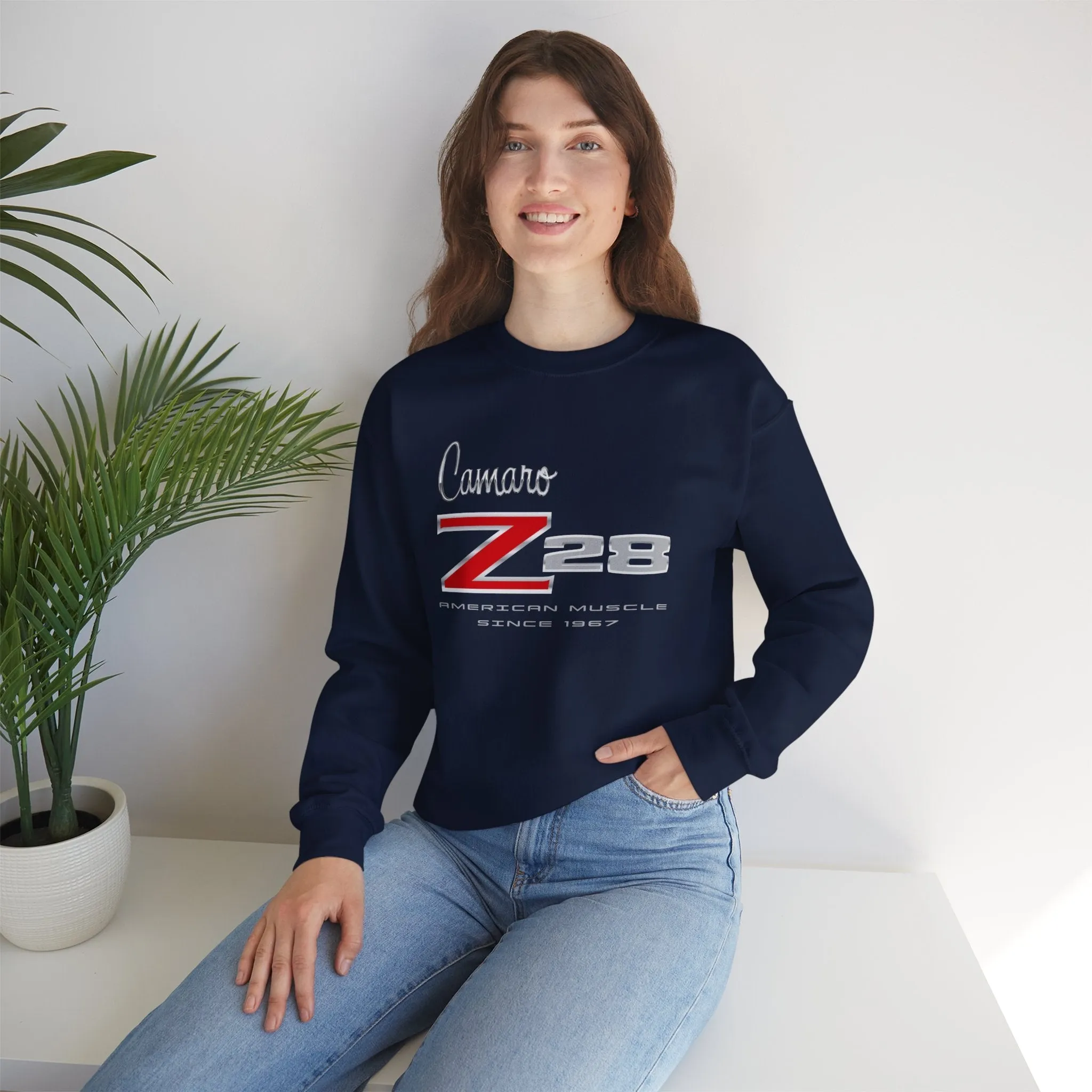 Camaro Z28 1st Gen Crew Neck Heavy Duty Sweatshirt