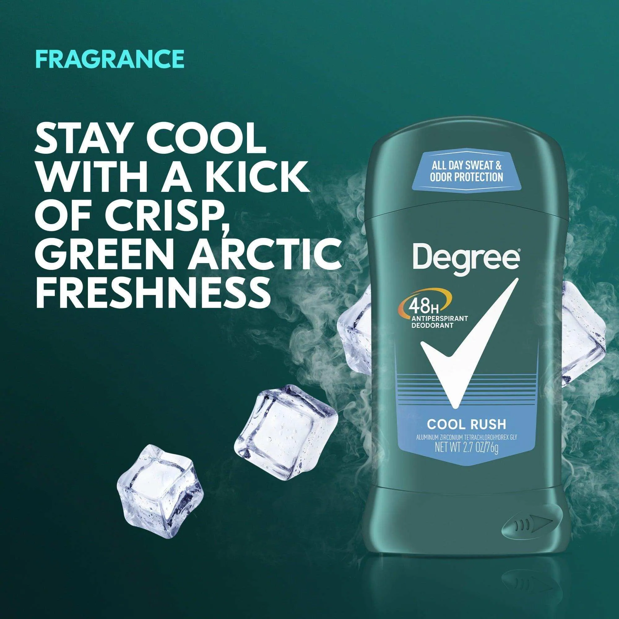 Degree Cool Rush Antiperspirant Deodorant Stick - Men