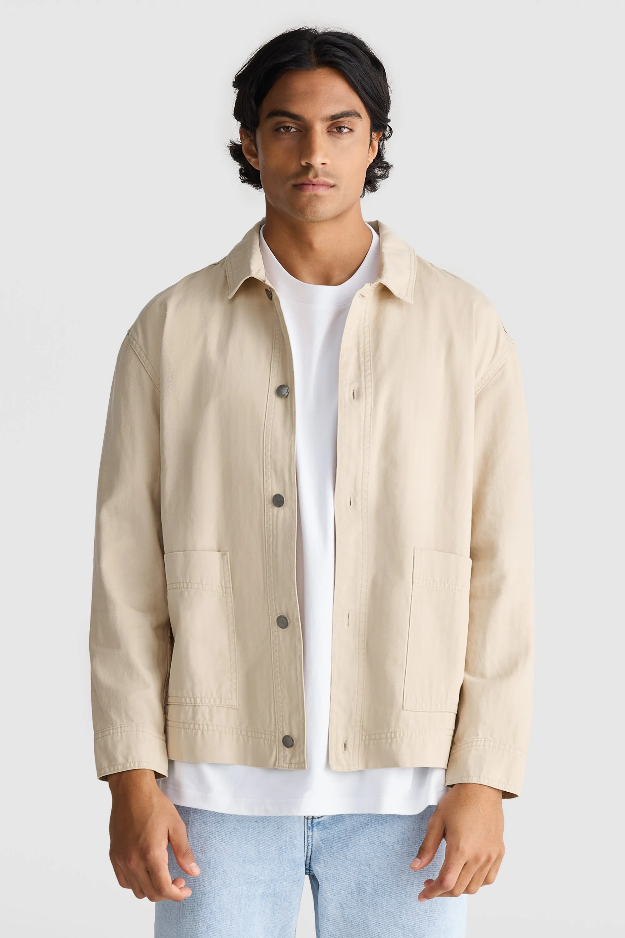 Denver Twill Jacket Bone