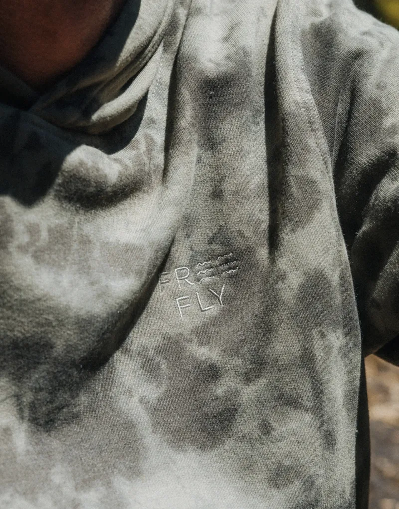 Free Fly Embroidered Logo Fleece Hoodie