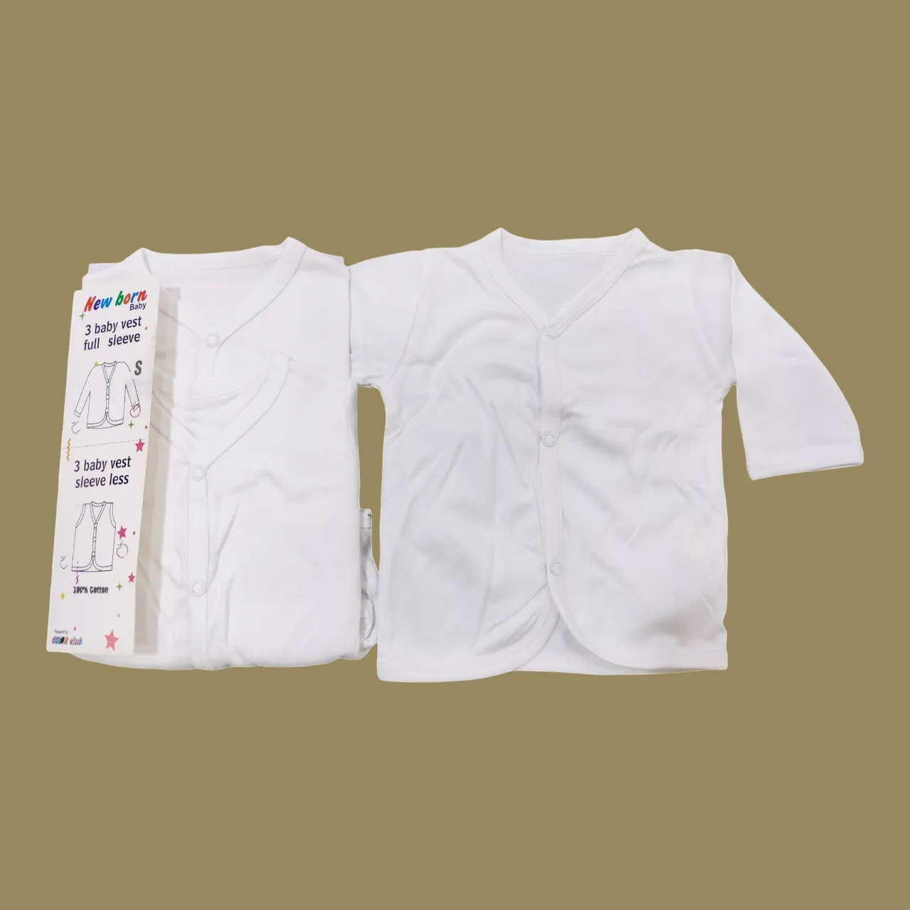 Full sleeve vests for infants