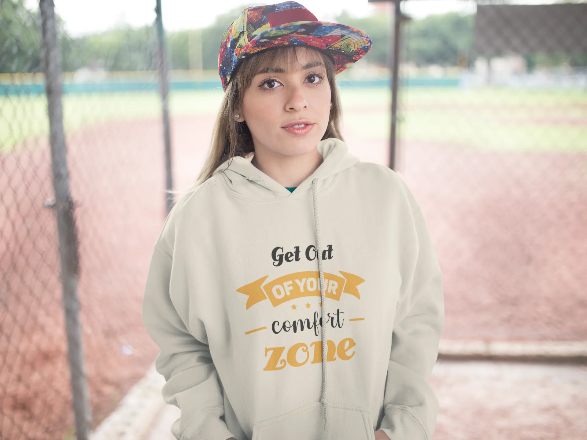 GET OUT OF YOUR COMFORT ZONE SOFT STYLE HOODIE