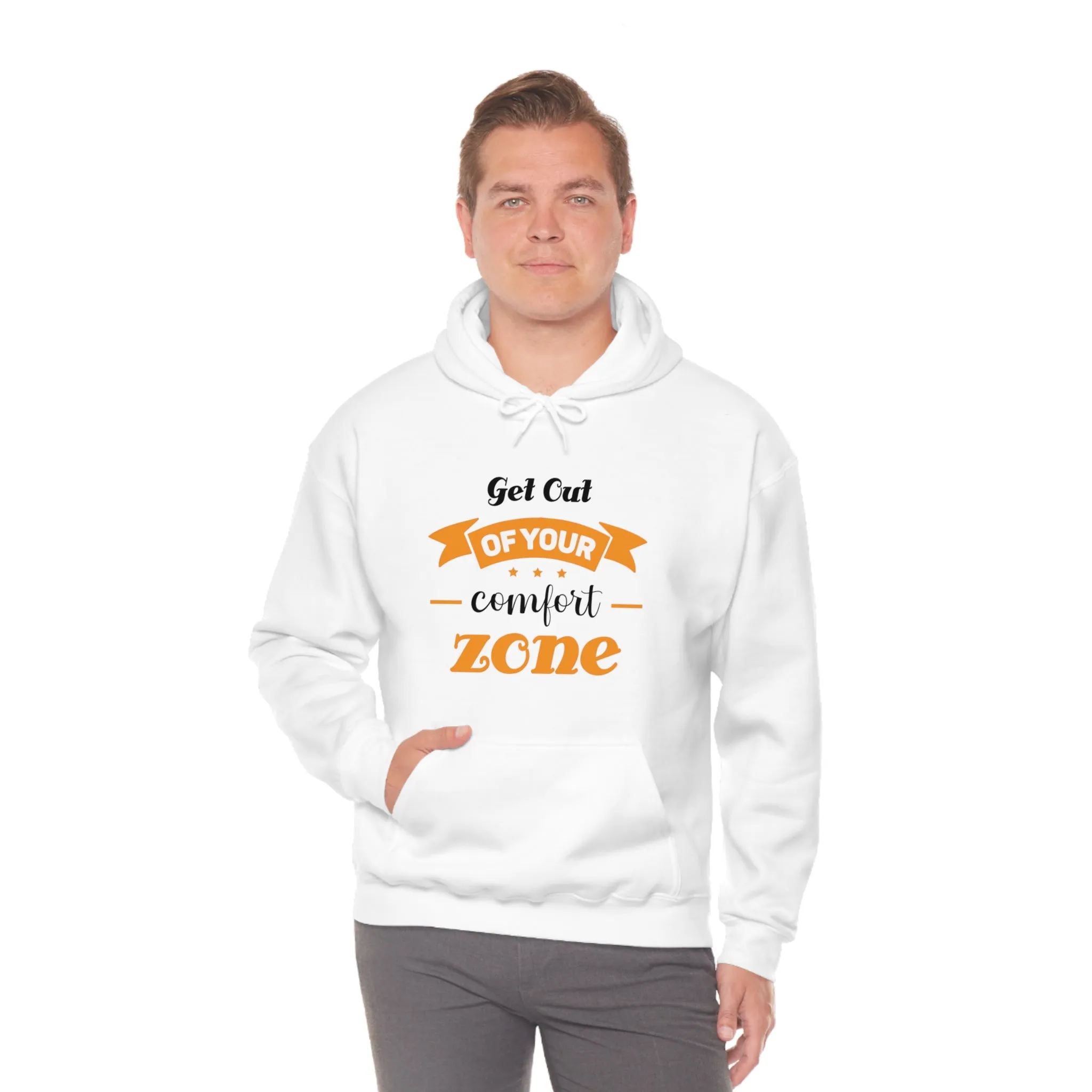 GET OUT OF YOUR COMFORT ZONE SOFT STYLE HOODIE