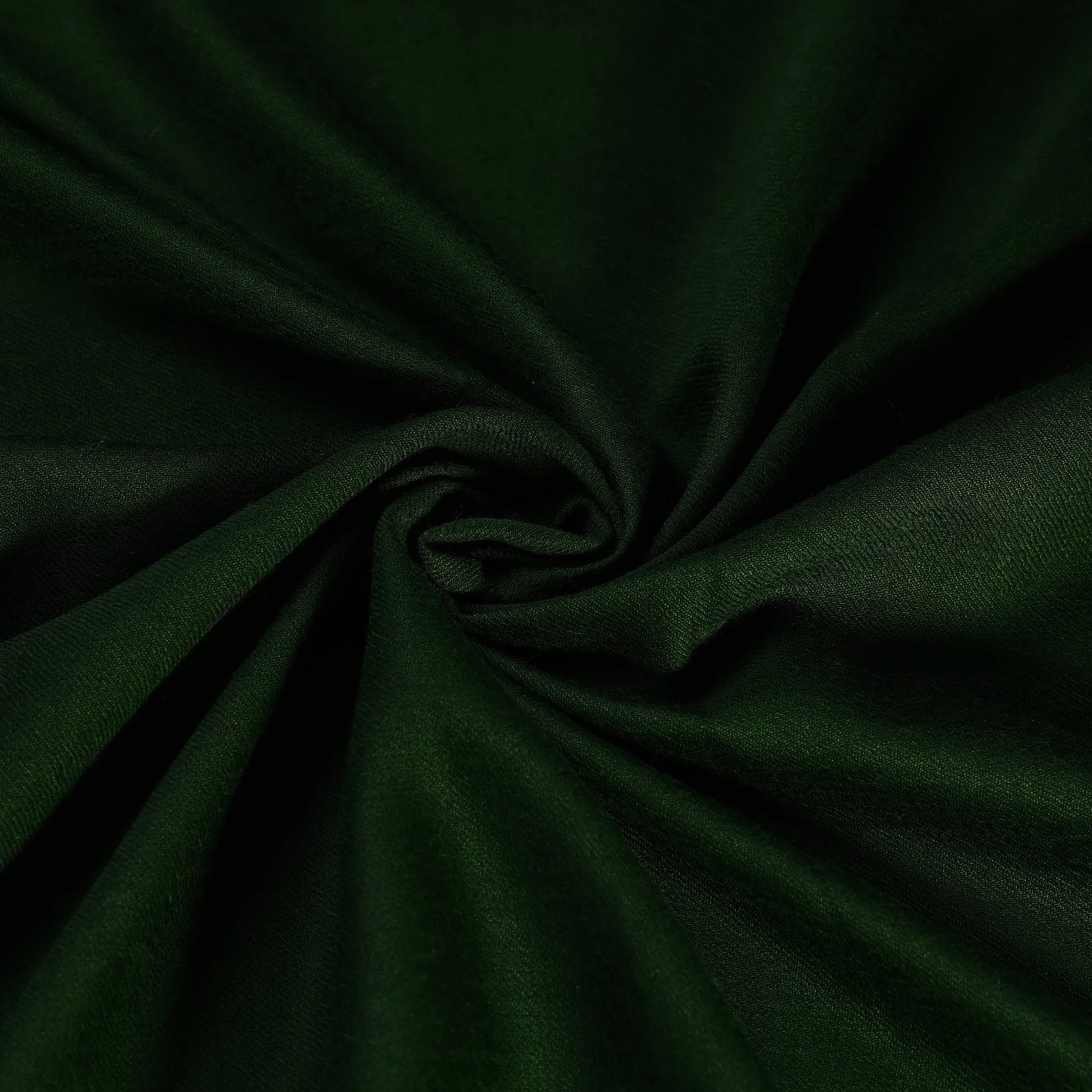 Green - Plain Merino Wool Fabric 03