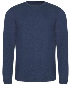 Heather Navy - Triblend T long sleeve