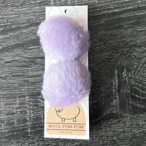 Ikigai Fiber Wool Pom Poms - Lavender Wool Pom 6cm