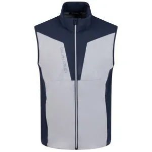 Lathan Windpoof and Water Repellent Vest Cool Grey/Navy - AW24