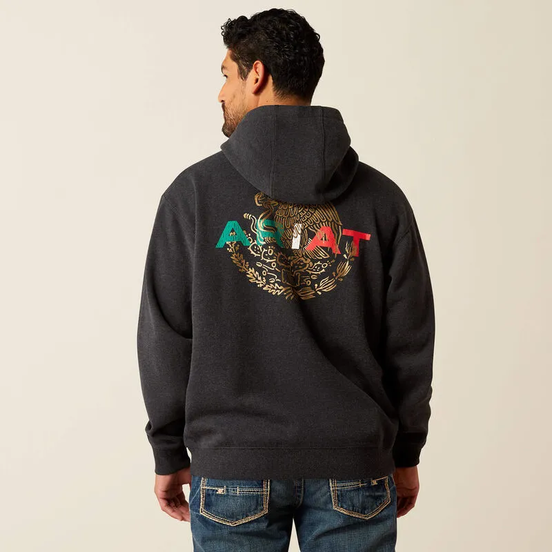 Men's Ariat Mexico Flag Lockup Hoodie