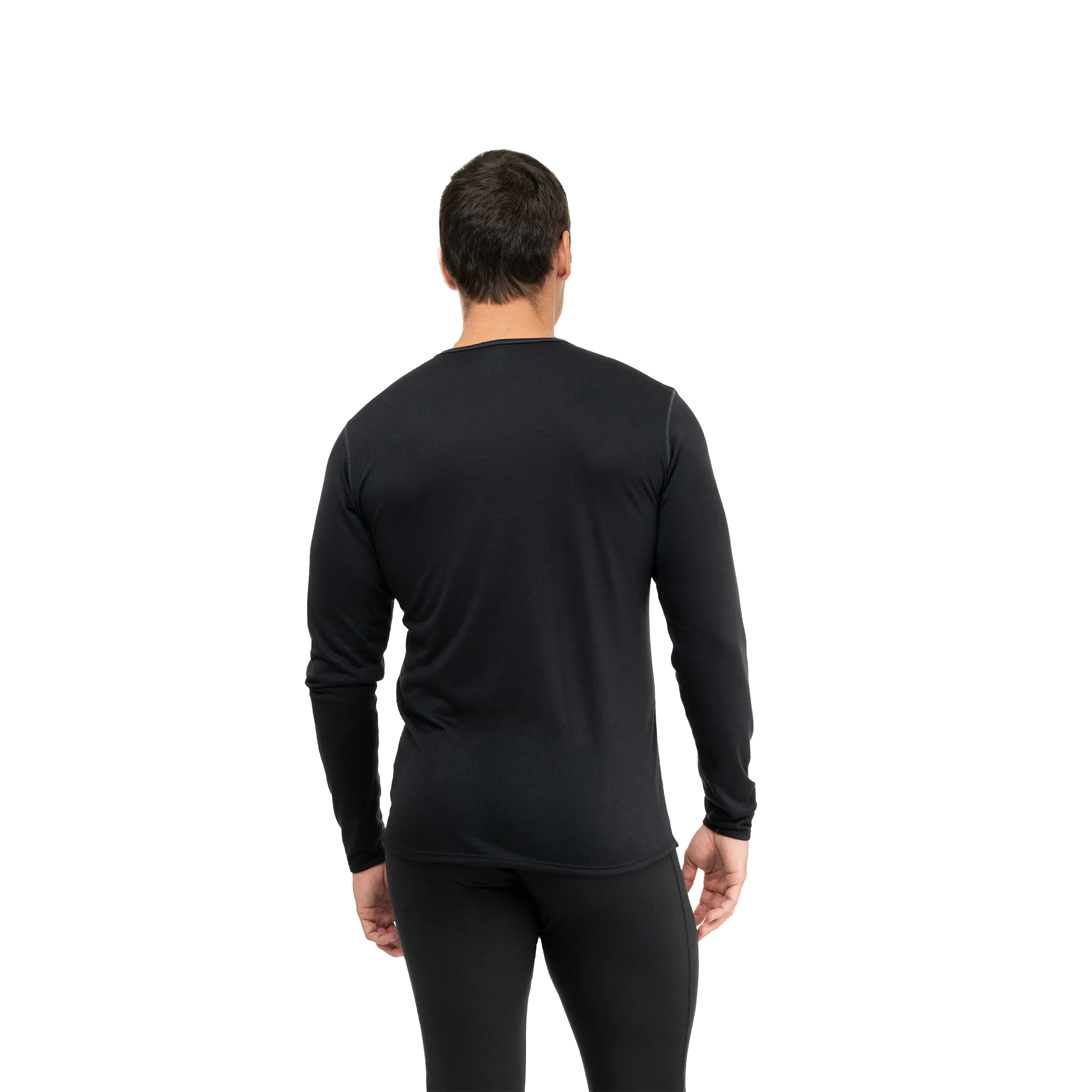 Men's Pepper Bi-Ply Crewneck - Black