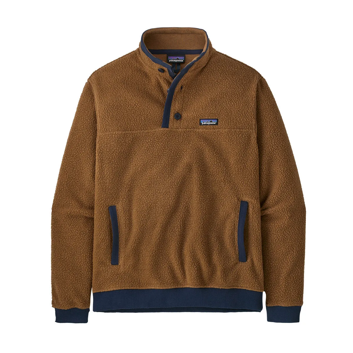 Men's Shearling Button Pullover