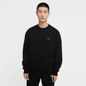 Nike Solo Swoosh Black Fleece Crew