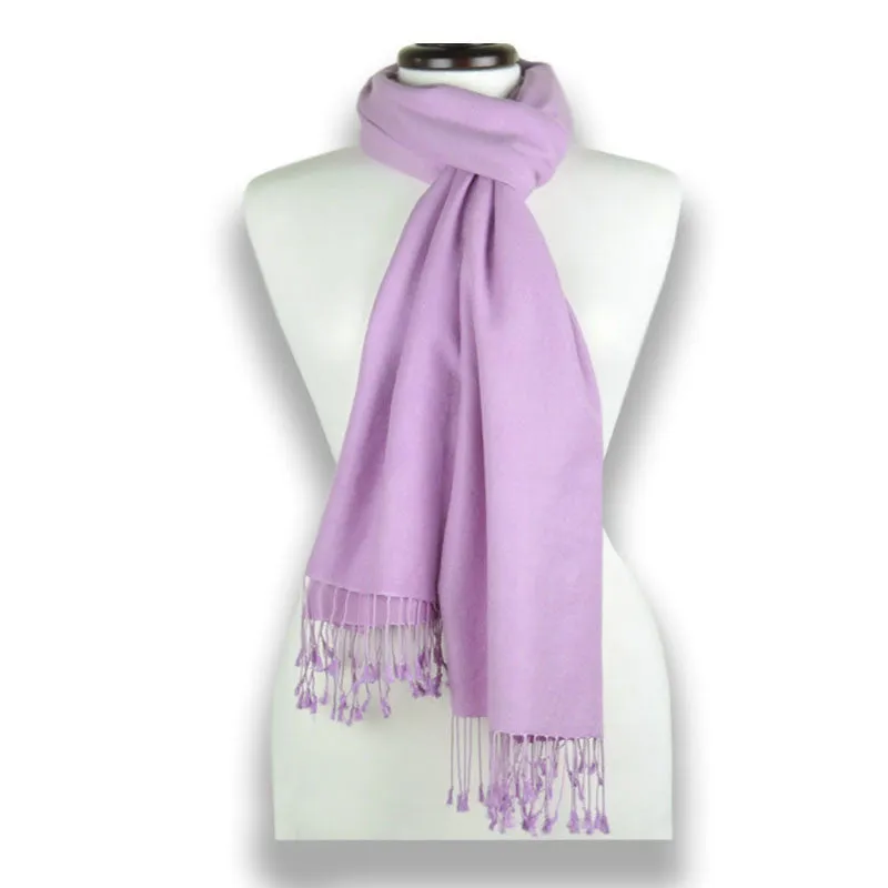 PASHMINA SCARF - Lilac - 78x28"