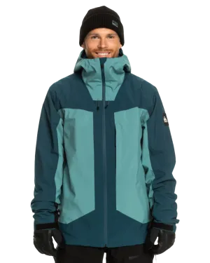 Quiksilver Men's Muldrow Technical Snow Jacket - Majolica Blue