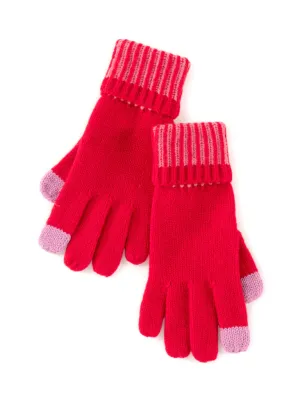 Red Christie Touchscreen Gloves