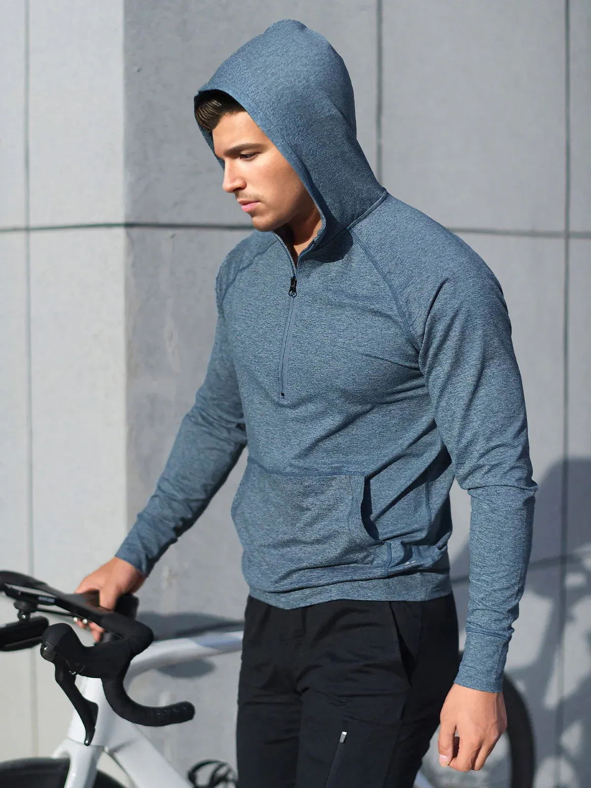 Softest Performance Stretch Half Zip Hoodie