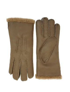 YISEVEN Womens  Lambskin Shearling Leather Gloves