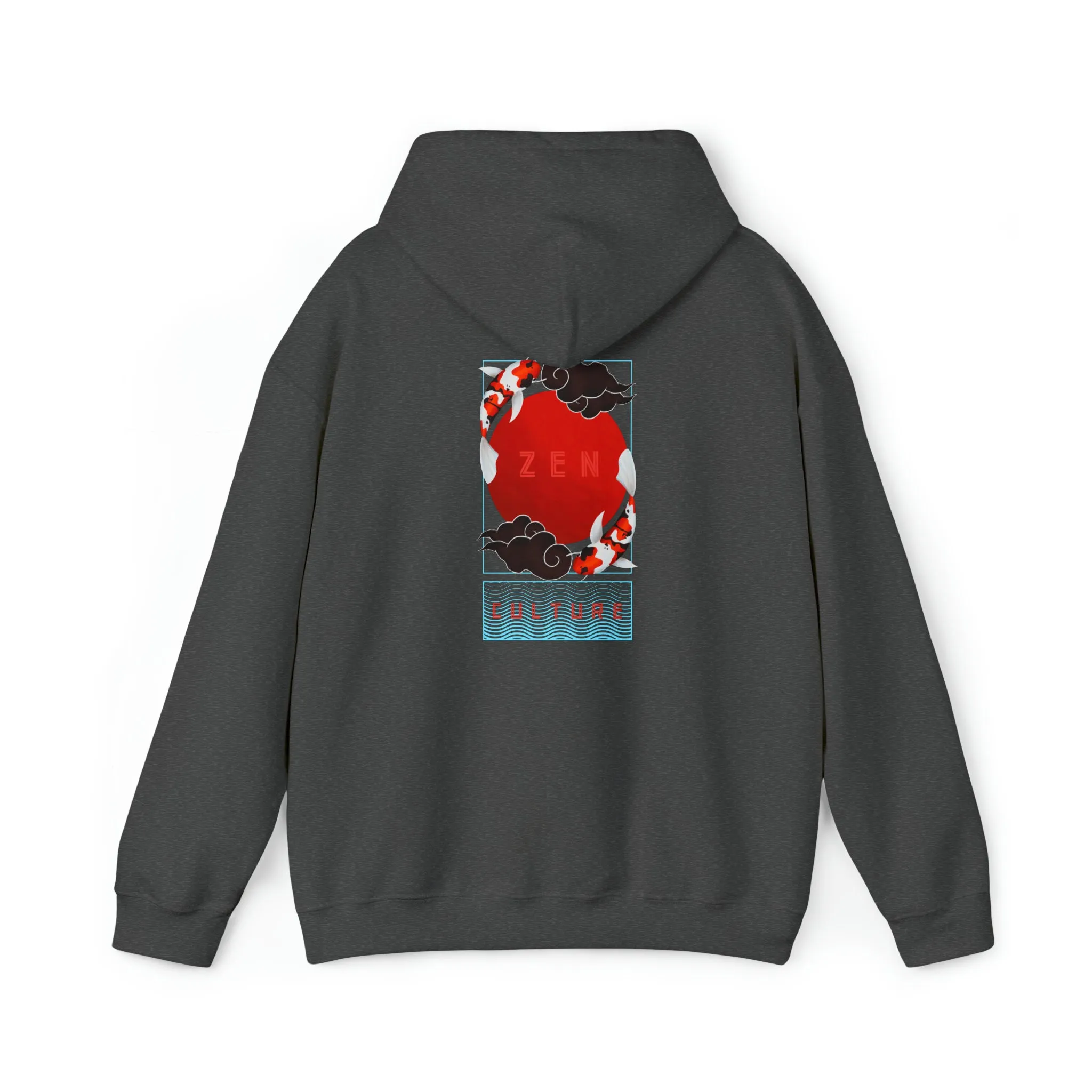 Zen Culture Koi Original Unisex Hooded Sweatshirt