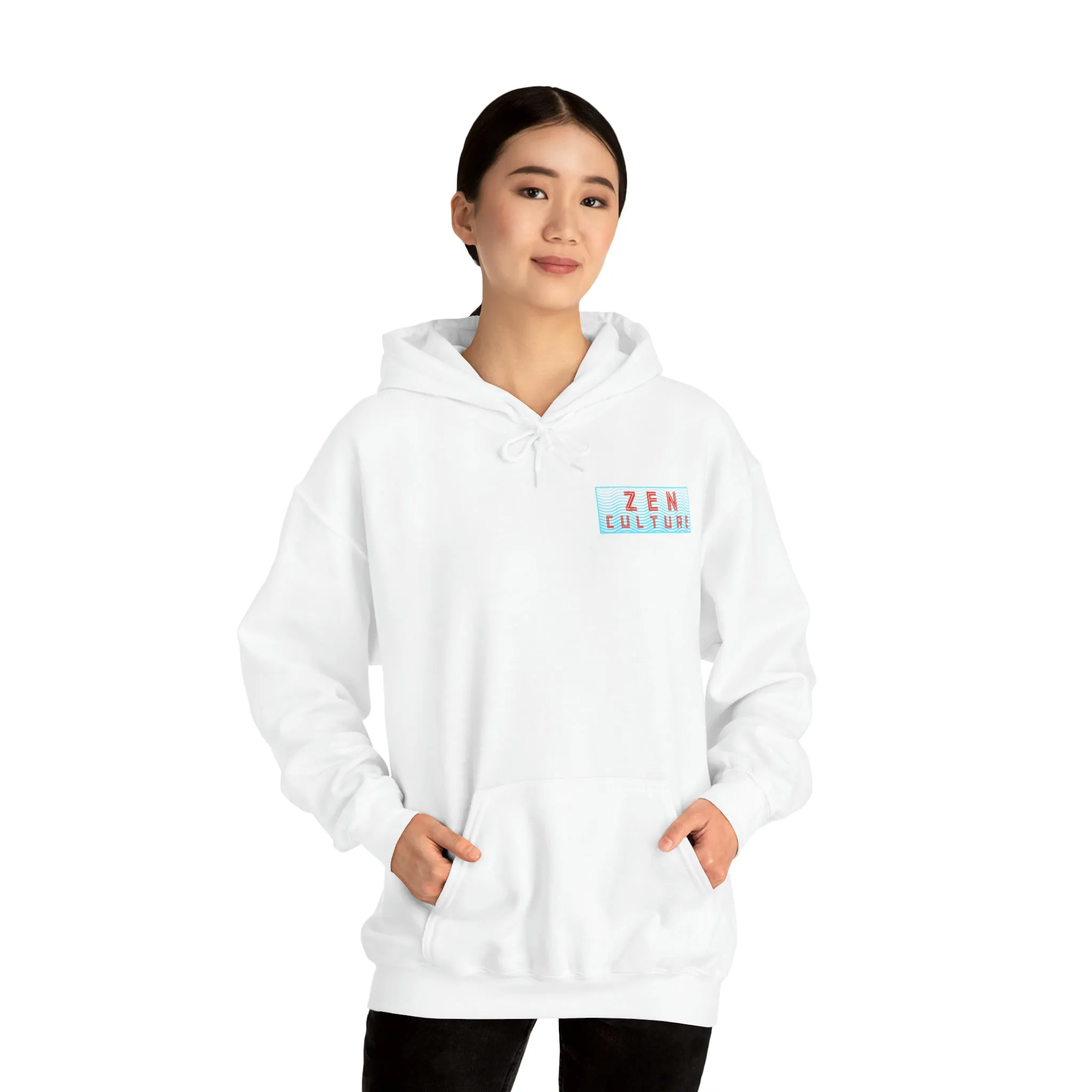 Zen Culture Koi Original Unisex Hooded Sweatshirt